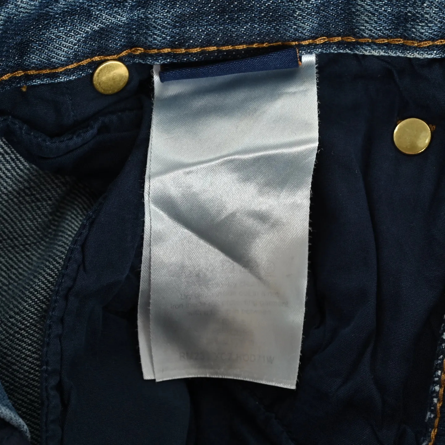 Louis Vuitton/Louis Vuitton 25Fw wavy line washed jeans
